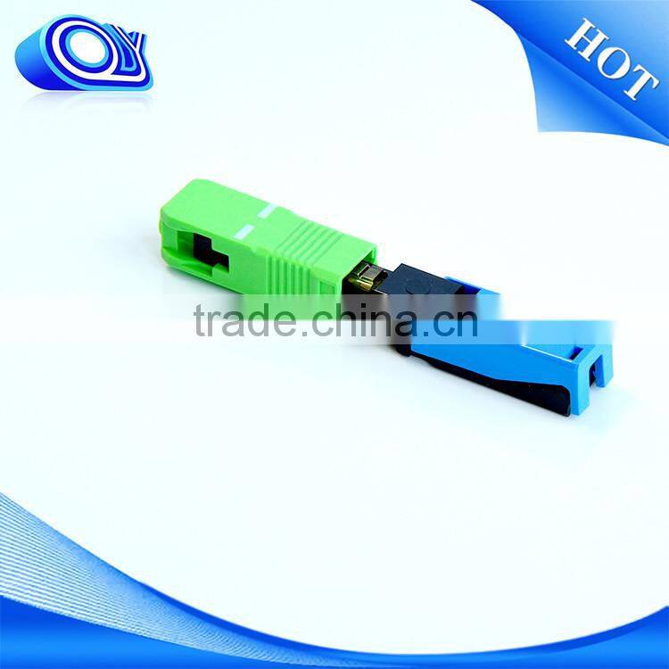 V-Shape SM Simplex SC-PC APC Fiber Fast Connector (FTTH)