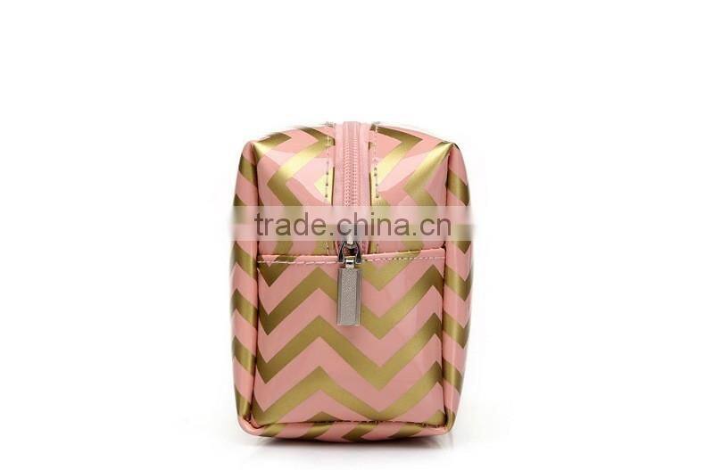 Europe Market Eco-Friendly Cosmetic Bag PVC Surface Material