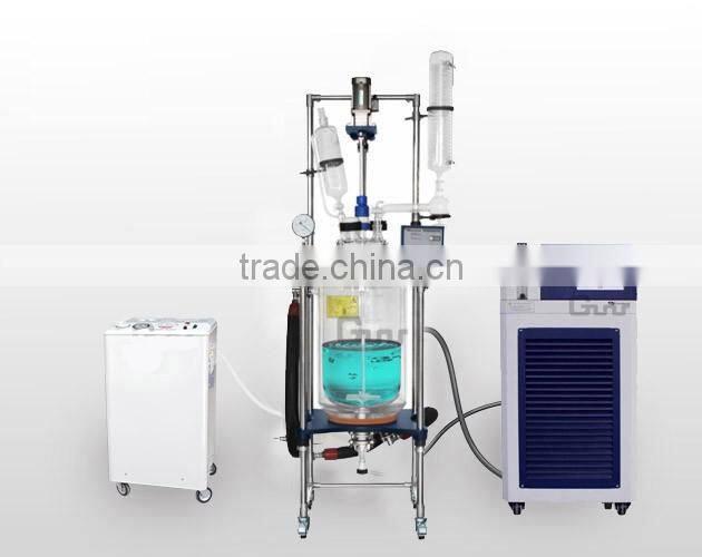 GR-50L chemical reactor made of stainless steel and high borosilicate glass
