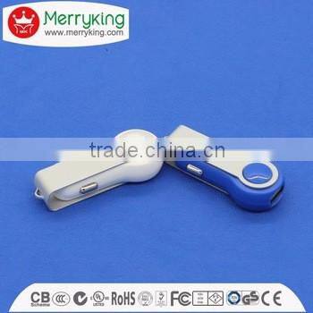 Dual usb car charger 5V1A 5V1.5A 5V2A 5V2.4A usb in-car charger