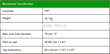 Custom Label for nfc RFID Tag RFID Label NFC inlay