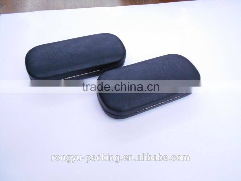 hard shell aluminum reading PU leather glasses case