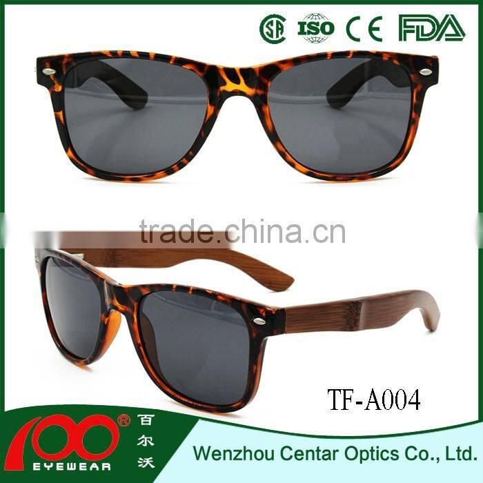 China supplier high quality optical glasses , wood polarized sunglasses , Bamboo sunglasses