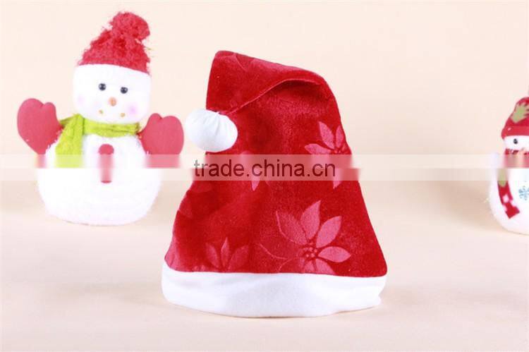HOT SALE simple design Snowflake models christmas hat for aduit from manufacturer