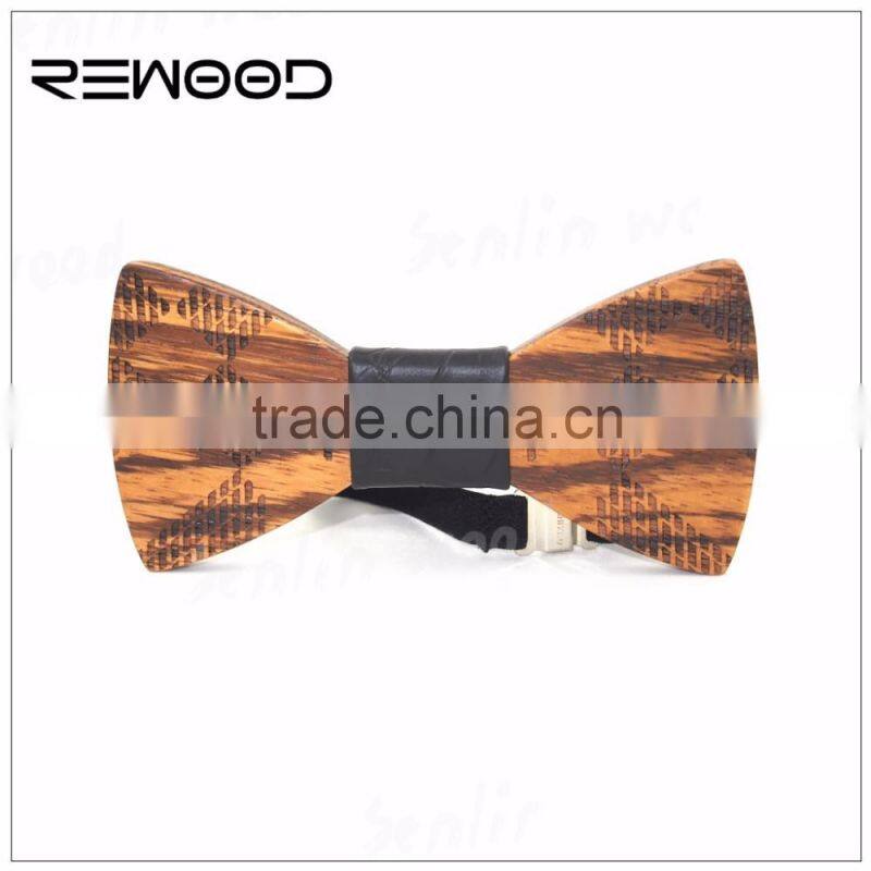 Eco-friendly ,Eco-Friendly,natural Feature and Bamboo Material bow tie