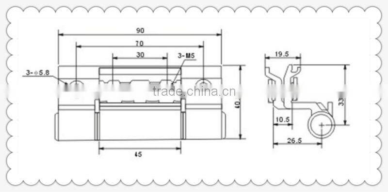China hot sell Hight quality UPVC Aluminium adjusting Windows Hinges casement window hinge