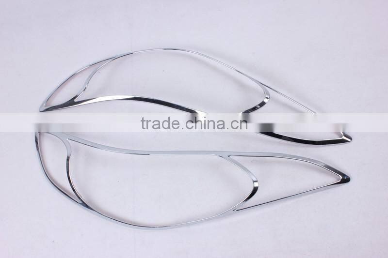 SET CHROME LH RH HEAD LAMP LIGHTS COVER HEAD LAMP COVER FOR AVANTE 2012-2013