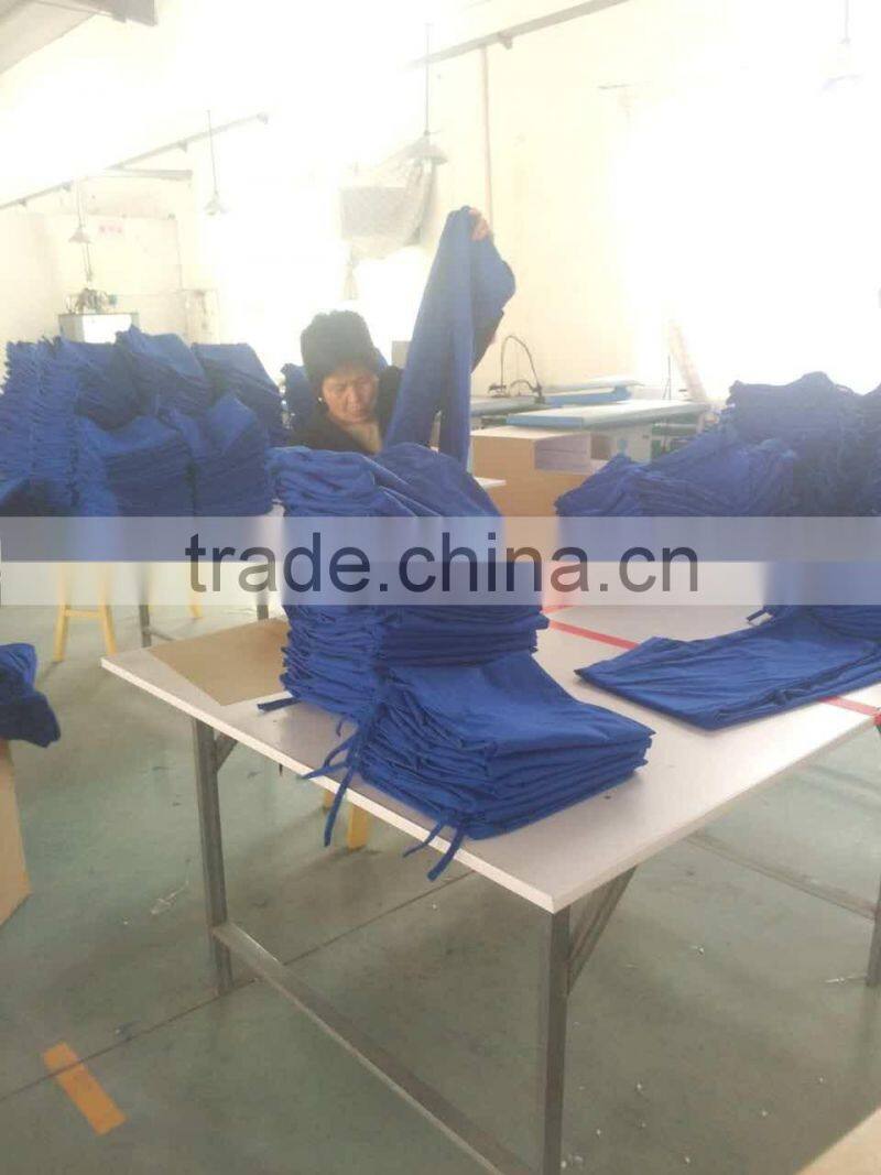 High Quality Hospital Clothes Ladies Medical Uniforms Women's Mock Wrap Scrub Top with Two Patch Pocket and Side Vents