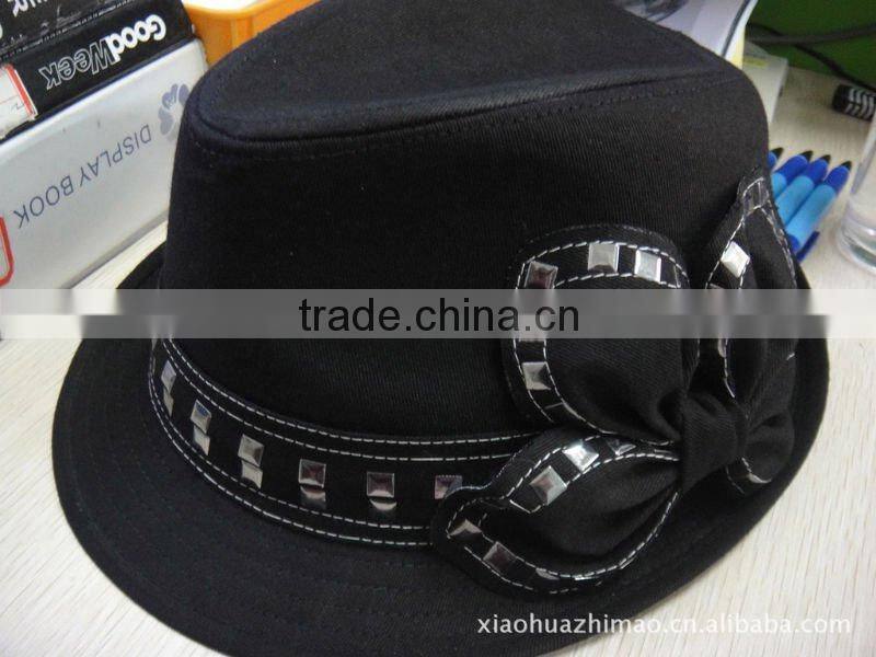 fashion leisure hat.cotton fedora hat.hot sell hat