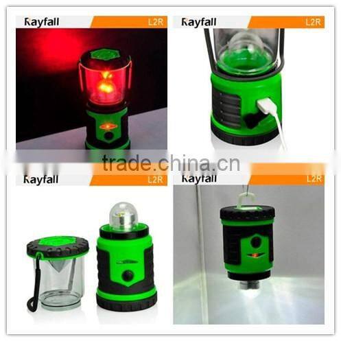 Outdoor led camping lantern flashlight rechargeable bright night lamp