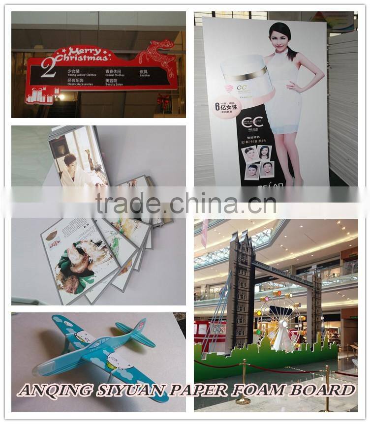 Black color foam core board wholesale