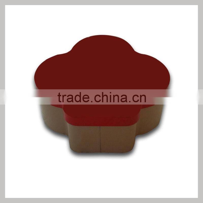 flower shaped gift tin packing boxes/metal fiower tin box