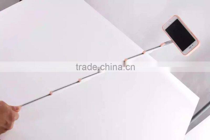 Wholesales selfie stick For iPhone 6s plus case cover self defense stick with bluetooth shutter