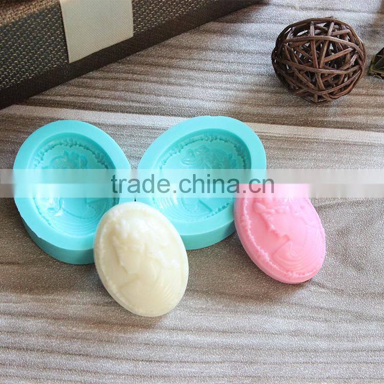 Amazing Silicone Soap Molds, Face Fondant Silicone Mold, Silicone Waffle Cake Mould