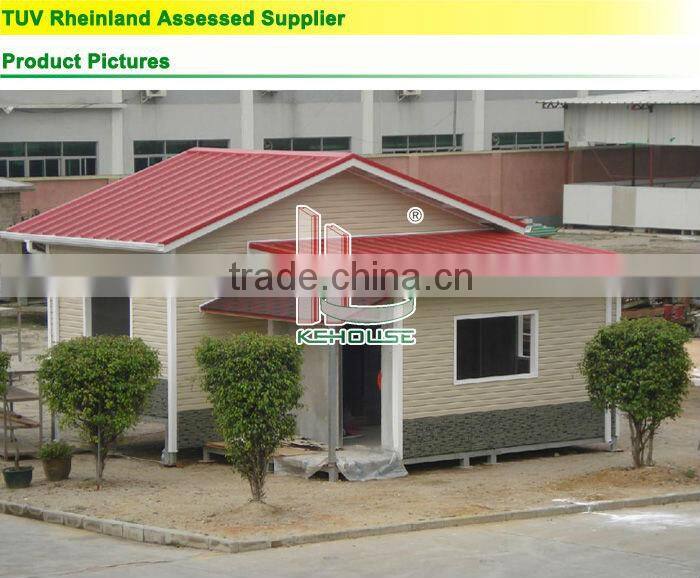 China ISO certification economic modern prefab villa popular in Africa,South American market