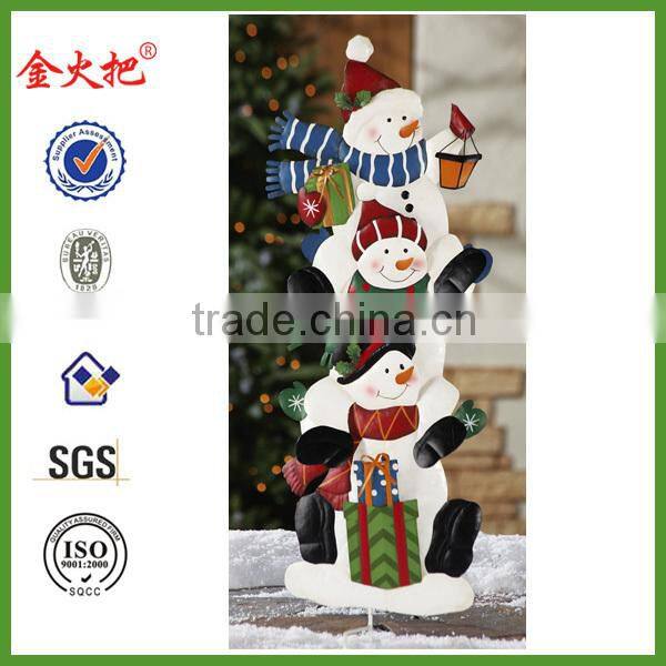 lighted santa claus holiday stake