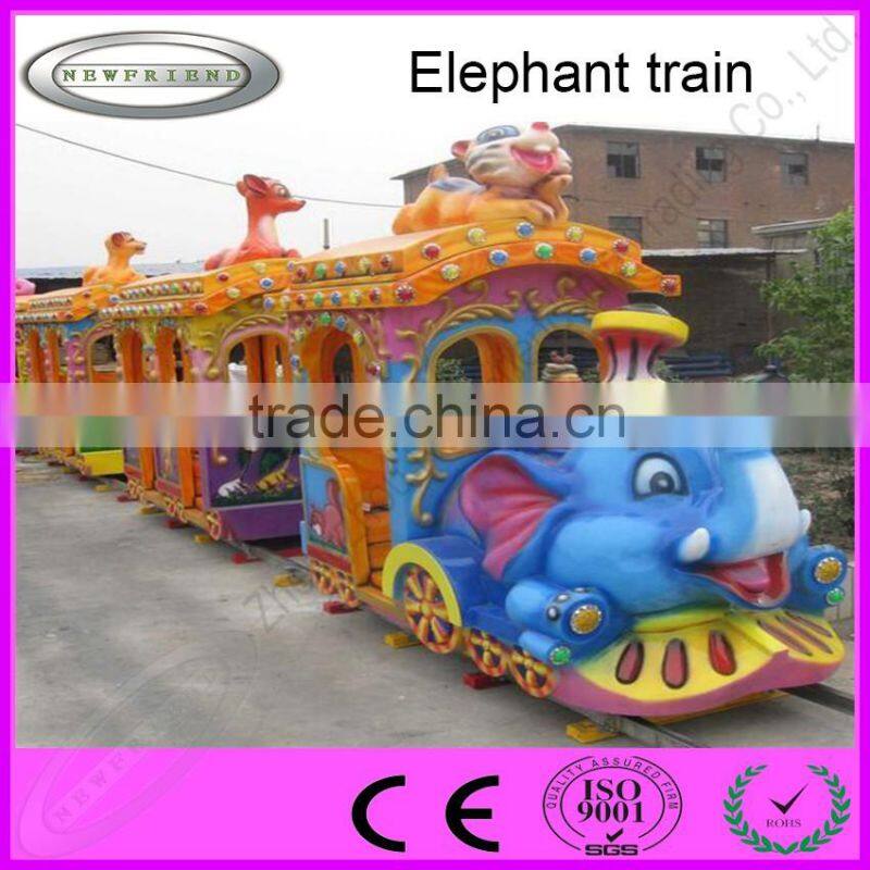 New Product Amusement Park mini Rides Elephant Train For Kids