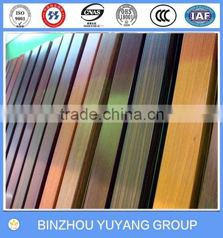 Wood-grain aluminium extrusin profile