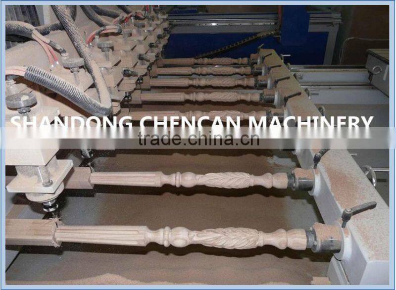 Jinan 4 Axis 3D CNC Wood Working Router Engraver Machine 1530 CNC Router for cylinder