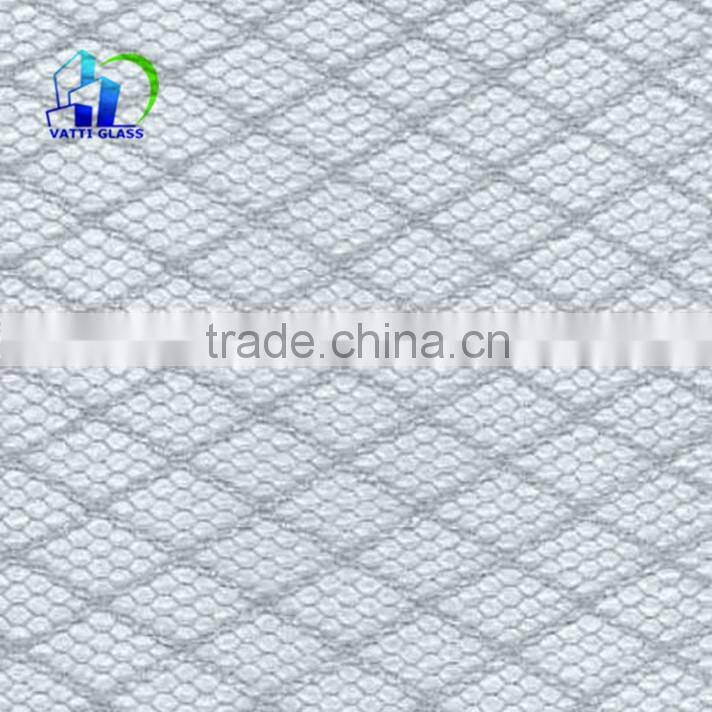 6mm wire glass clear wired glass Wire Laminated decorative Glass