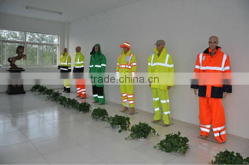 hi vis reflective safety heavy military parkas warming winter man jacket parka meet EN20471/343