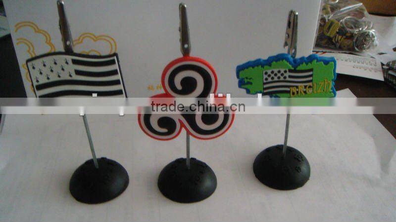 Promotional PVC Stand Memo Clip Hlder