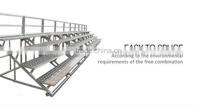 Used with the device portable choral risers stages