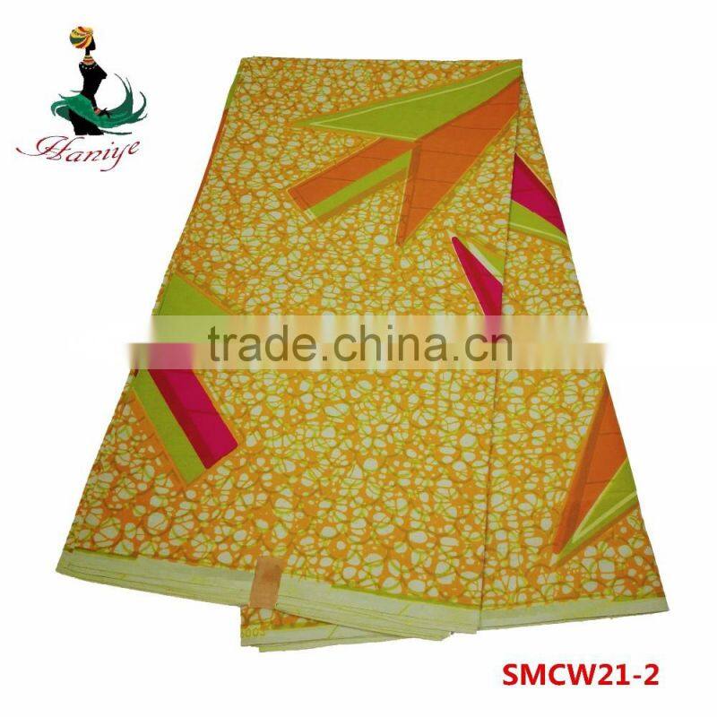 Hot selling Super wax hollandais Popular dutch real wax fabric super wax african SMCW22