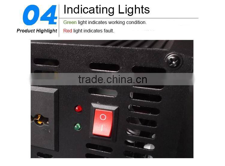 2000 Watt Power Charger Inverter Adapter DC 12V to AC 110V 220V Modified Sine Wave