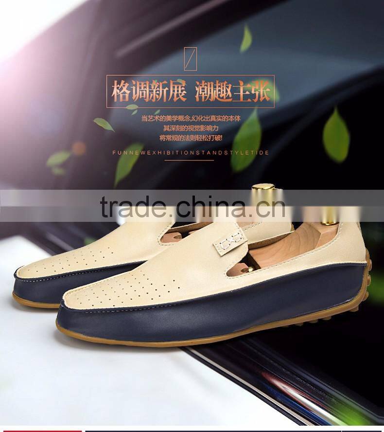 2016 new type of men genuine leather shoes