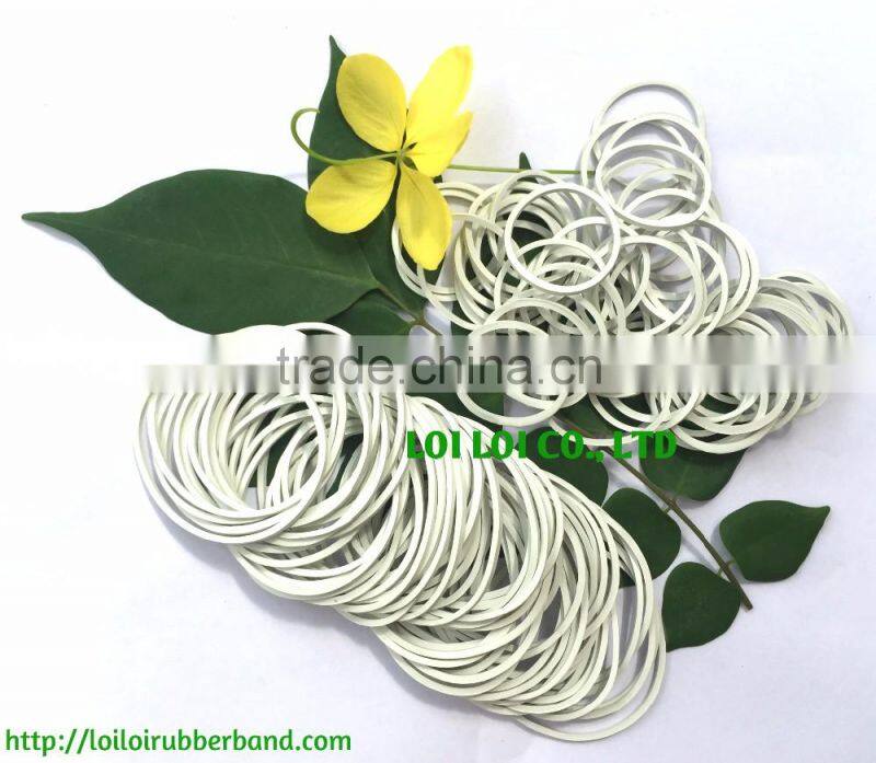 Any size White color solid bulk rubber band with Factory price - High quality EPDM rubber for rainbow loom rubber band