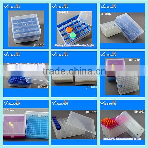 Plastic cryo tube box