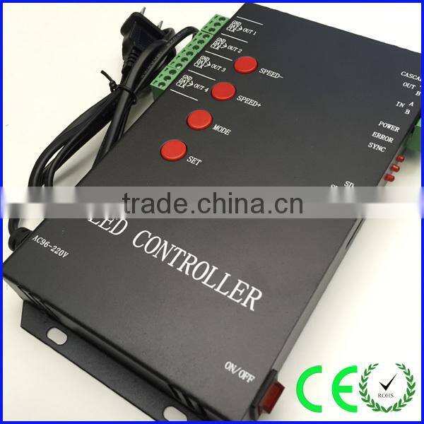 high quality programmable full color led controller t-4000