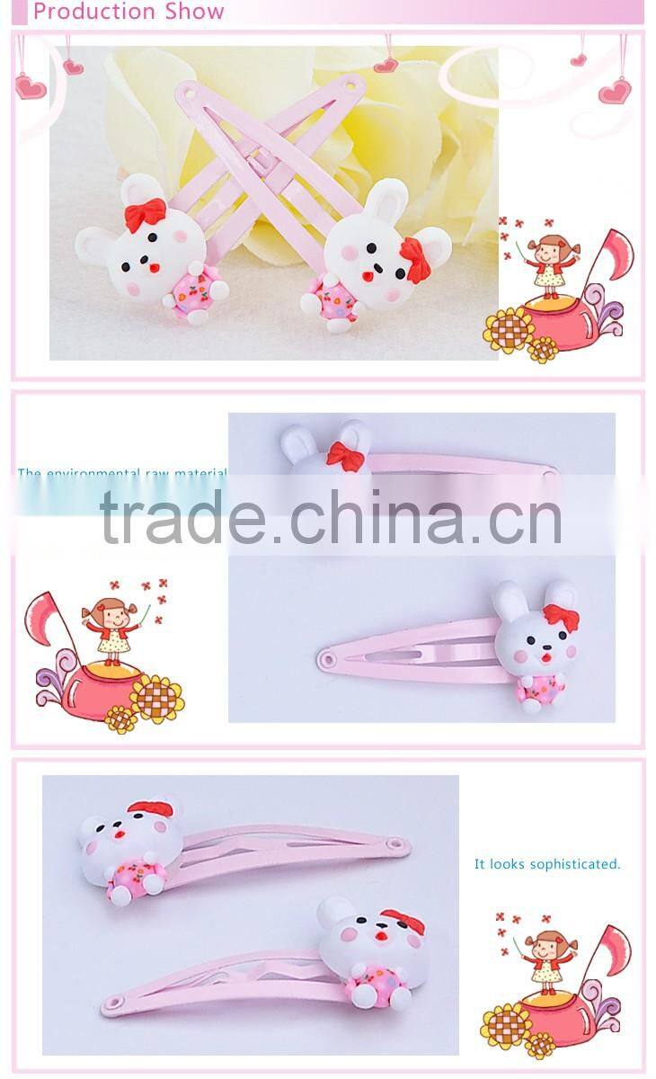 Cute rabbit Bobby Pins for lovely girls Hair Accessories