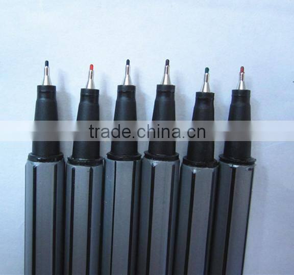 colorful fine line marker sign pen