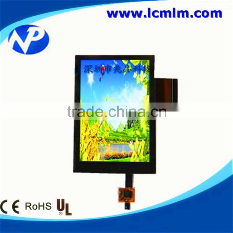 3.5 inch lcd flexible tft display 320*480 with Capacitive TP