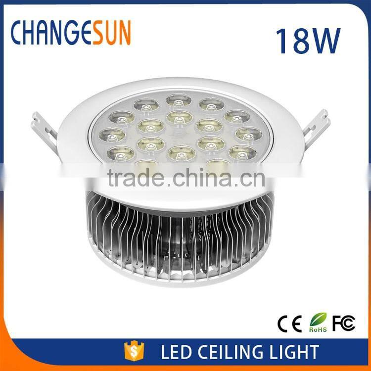 Well Selling China Manufacturer excellent quality 54v 18w led ceiling down lamp