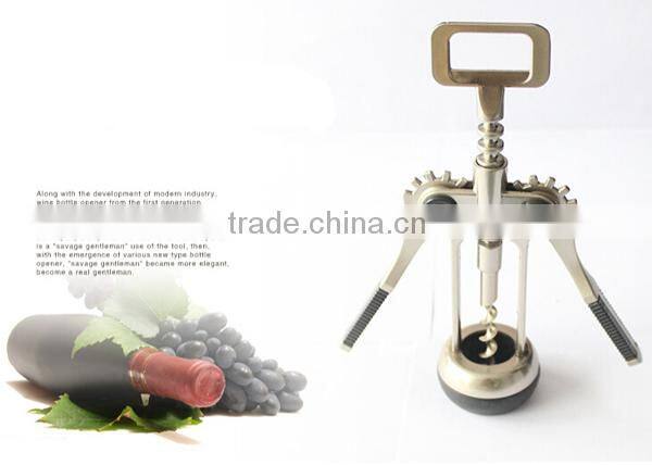Easy To Operate Zinc Alloy Wine Opener Corkscrew ,Corkscrew Wine Opener ,Wine Bottle Opener