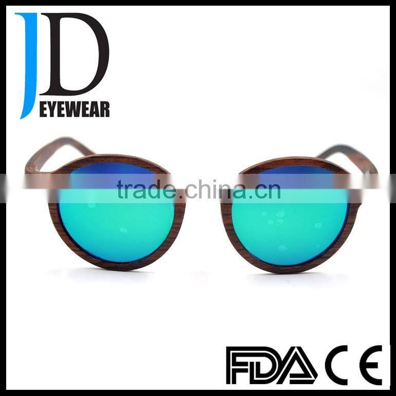 ideal retro custom logo wooden sun glasses