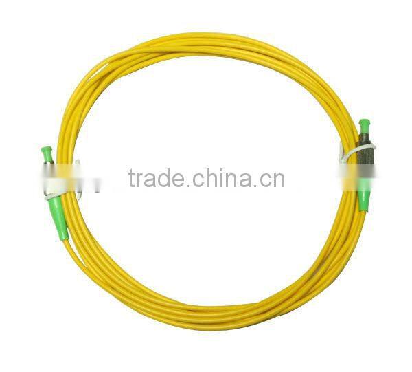 SC/FC/LC/ST APC/UPC 2.0/3.0mm PVC/LZSH single mode doublex fiber optic patch cord for network solution and project