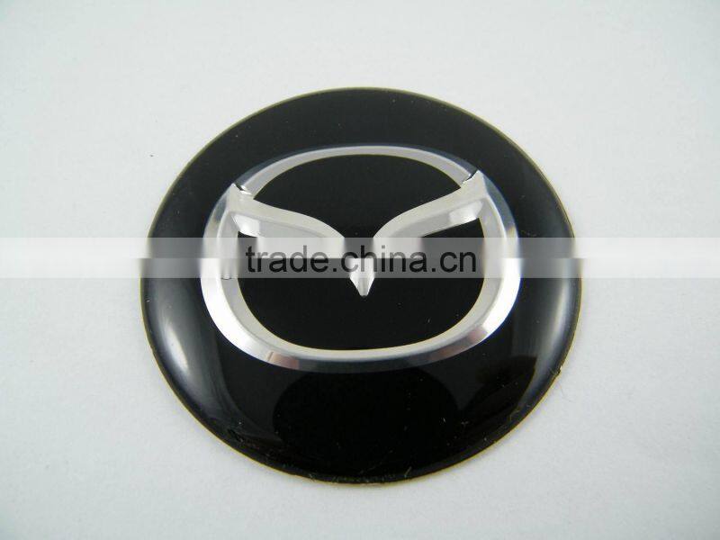 Chrome Badge, custom car emblem PVC labels metal car sticker