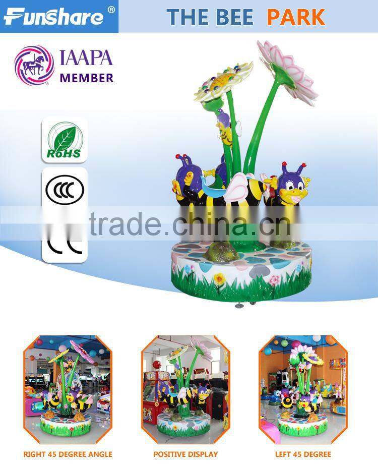 Funshare Indoor Amusement Park Rides Bee Carousel Rides Carousel Ride