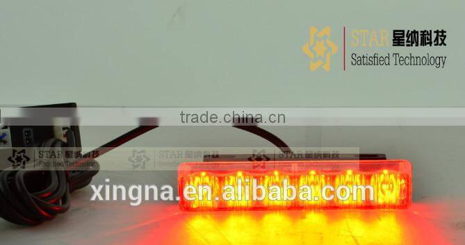 High power led warning light hot selling auto led Strobe car grill light (XN-6D)