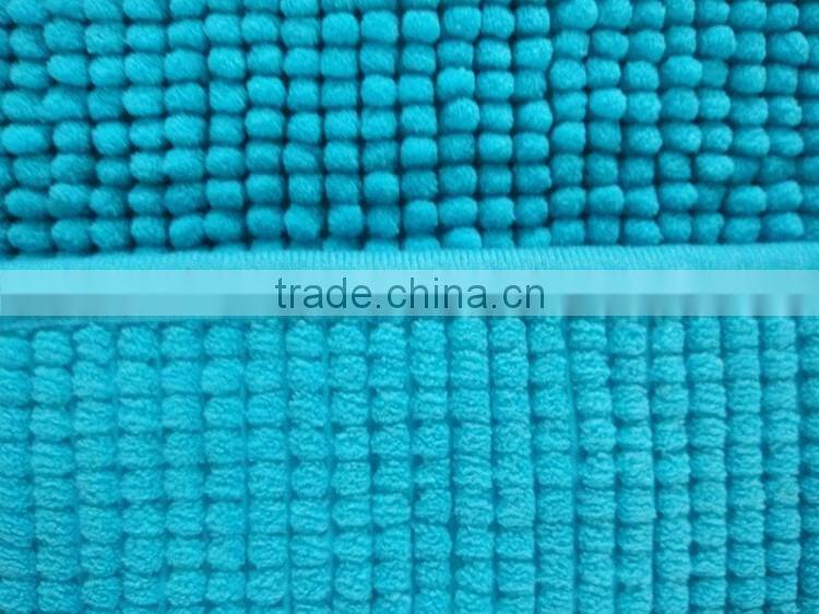 simple home textile chenille non-slip mat