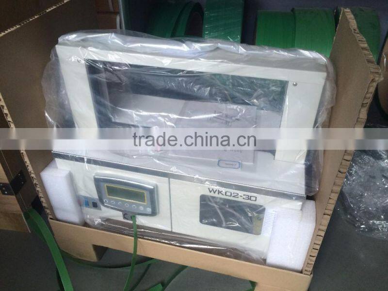 Paper strap OPP tape banding machine for banknote money cash binding