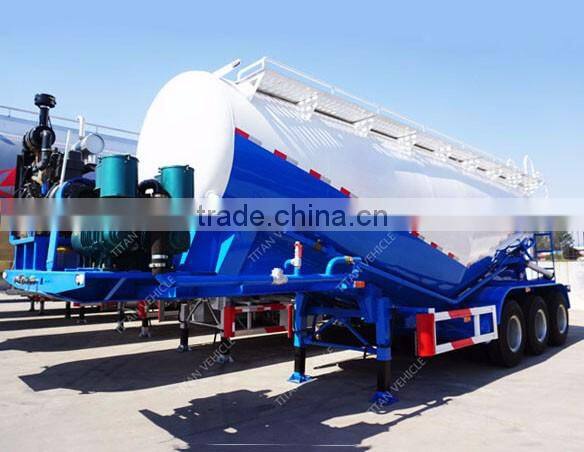 CIMC 3 axle 40m3 Silo Bulk Powder Cement Tanker Semi Trailer for sale