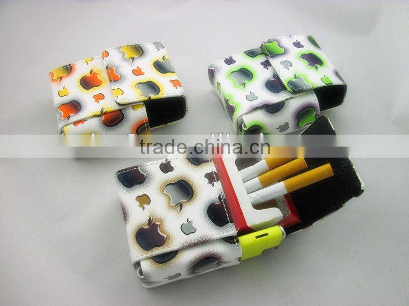 leopard print pu leather cigarette case cigarette holder leather pouch for cigarette pack