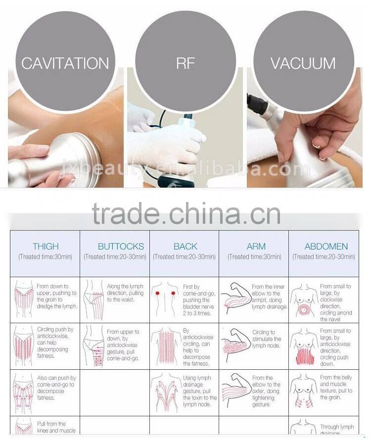 body and face re-shaping 40K cavitation ultrasonic Vacuum Liposuction cavitation Radio Frequency slimming Machine