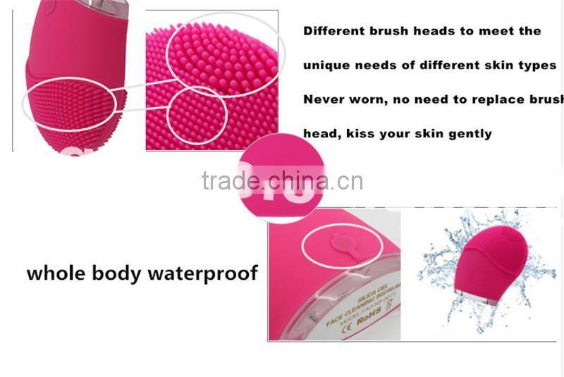 super silicone face brush, facial exfoliating brush for face care, brush electrical facial massage