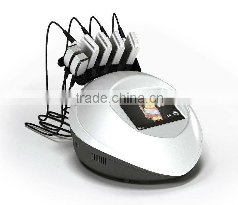 Top quality 4 big and 2 small pads affordable portable laser